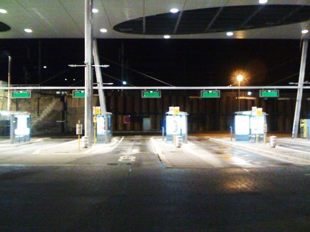 Empty Busstation
