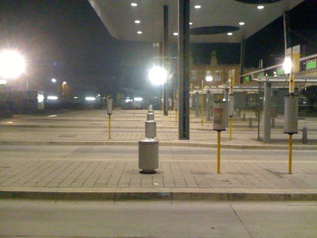 Empty Busstation