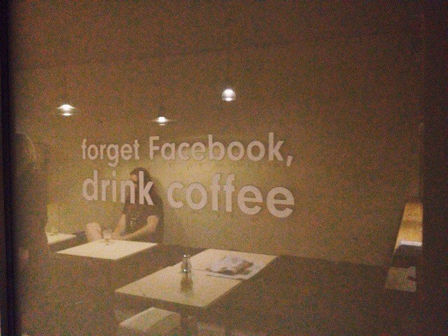 Forget Facebook, Drink Coffee.